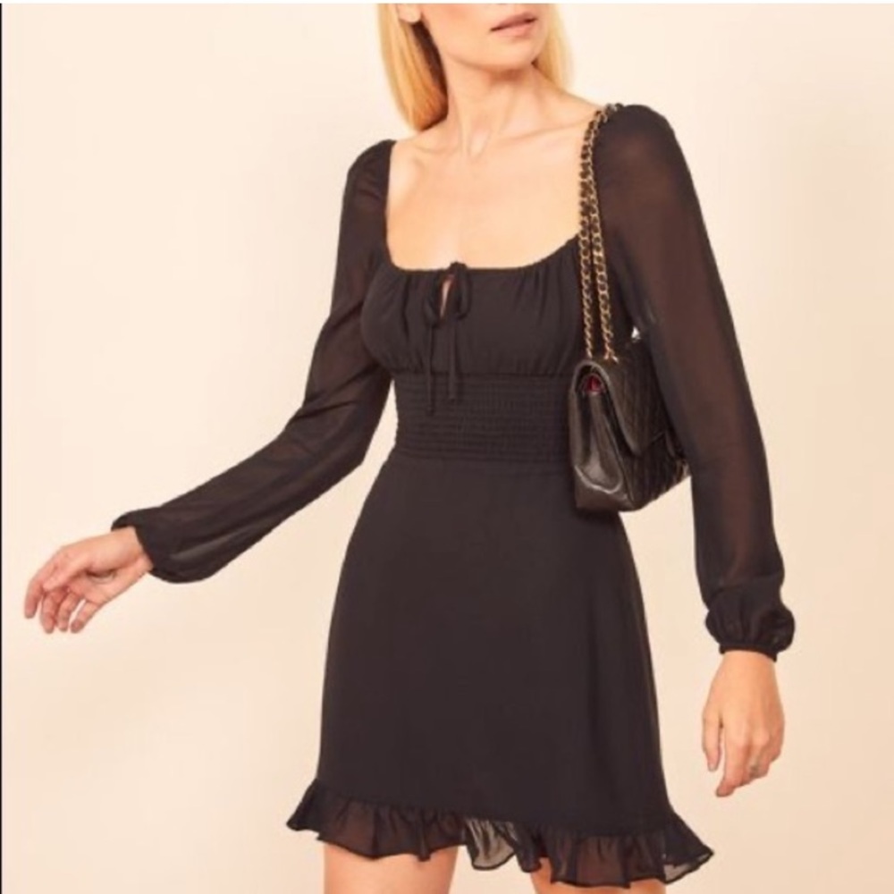 Reformation Dress Black